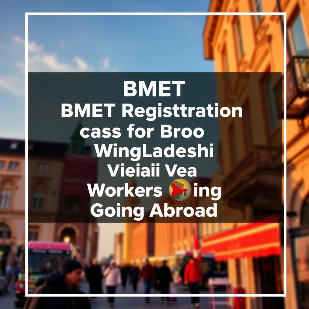 BMET Registration Process for Bangladeshi Workers Going Abroad